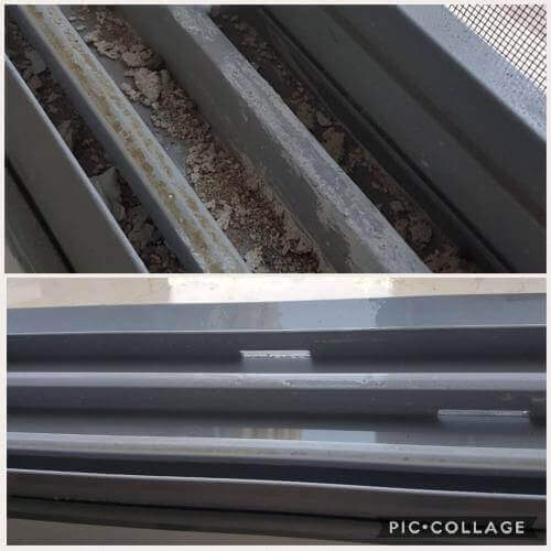 ניקיון מסילות - לפני ואחרי